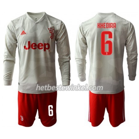 Juventus KHEDIRA 6 Voetbaltenues Kind Uit 2019/20 - LS (+ Korte broeken)